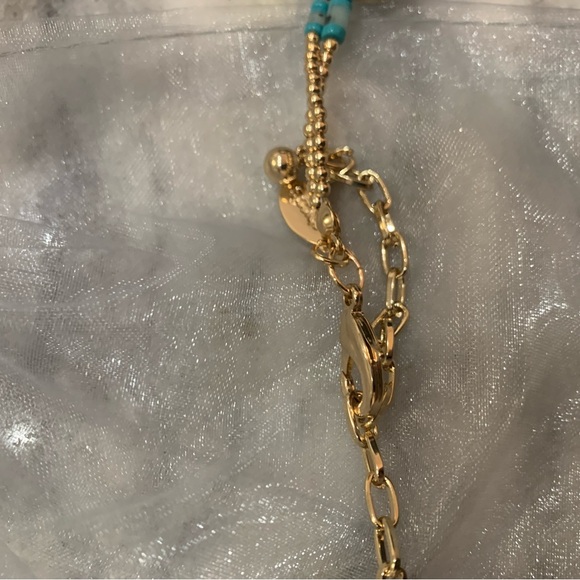 Mosaic Tiles Multistrand Necklace by Chicos in Waterloo Blue. NWT - Picture 8 of 8